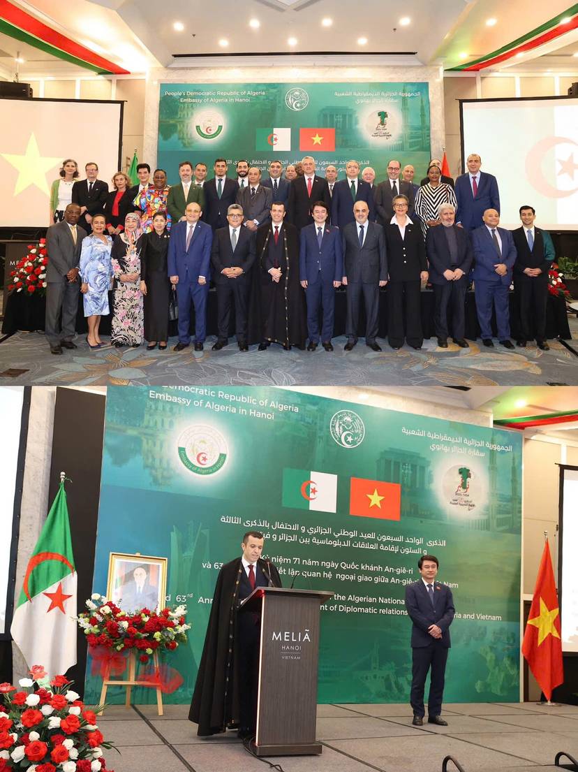 Celebrating the 71st anniversary of the National Day of Algeria