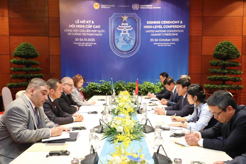 Meeting with Minister of Public Security of Vietnam